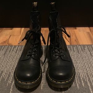 Women’s 1460 black nappa dr. marten leather boots